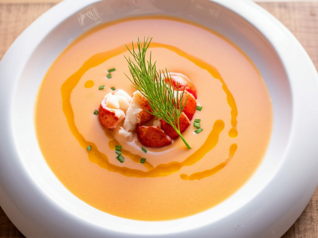 Lobster Bisque dish